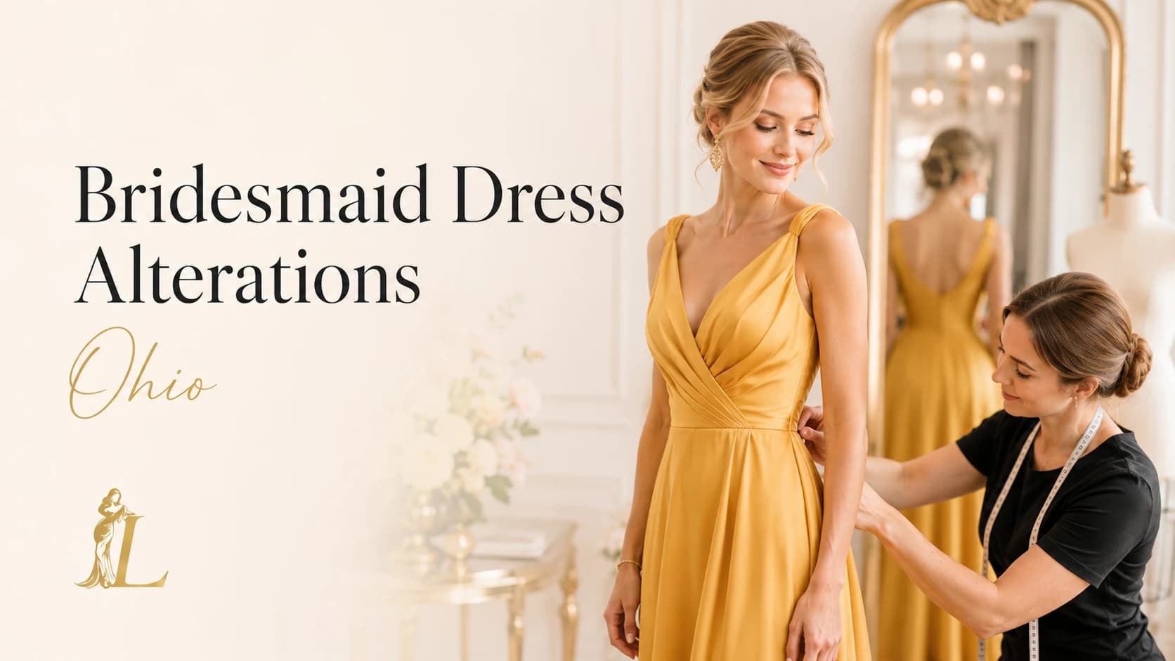 Bridesmaid Dress Alterations in Ohio: Fit, Timeline & How to Find the Right Expert